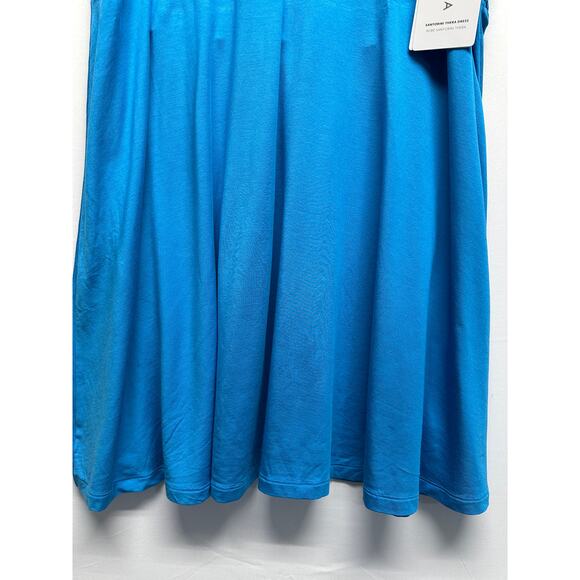 NWT Cute Athleta Santorini Thera Dress Size 1X Teal Blue - Picture 2 of 11